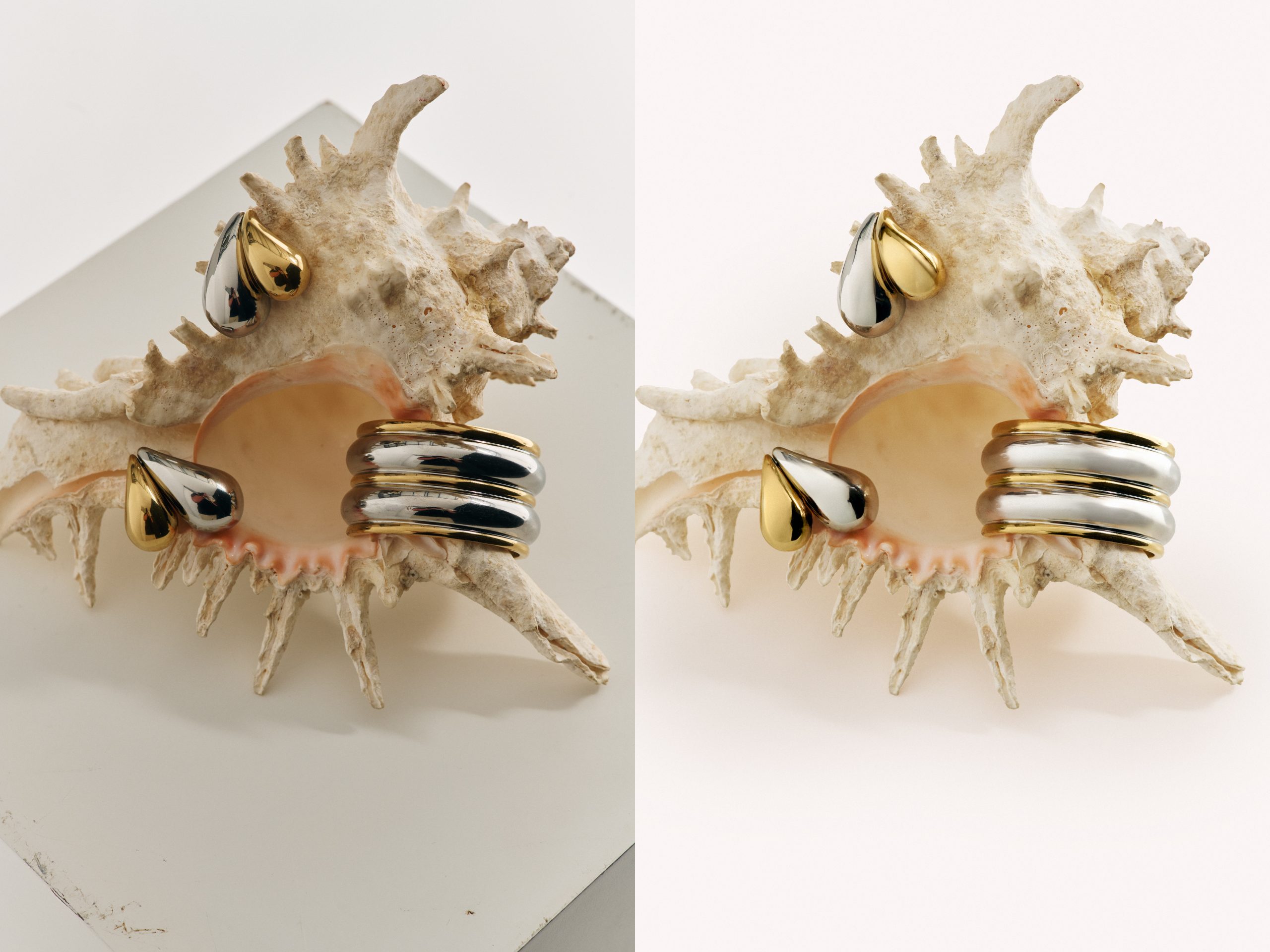 Exemple de retouche de nature morte de bijou