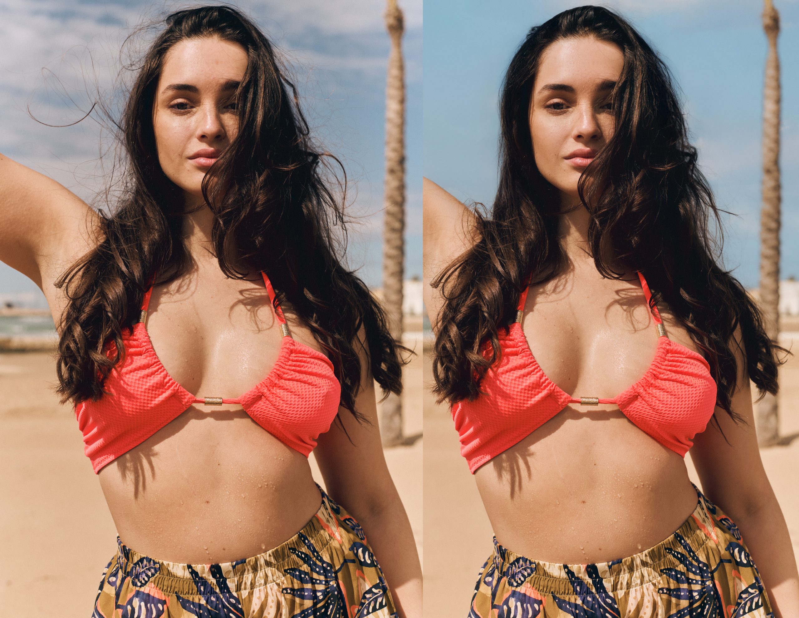 Retouche des cheveux et du maquillage