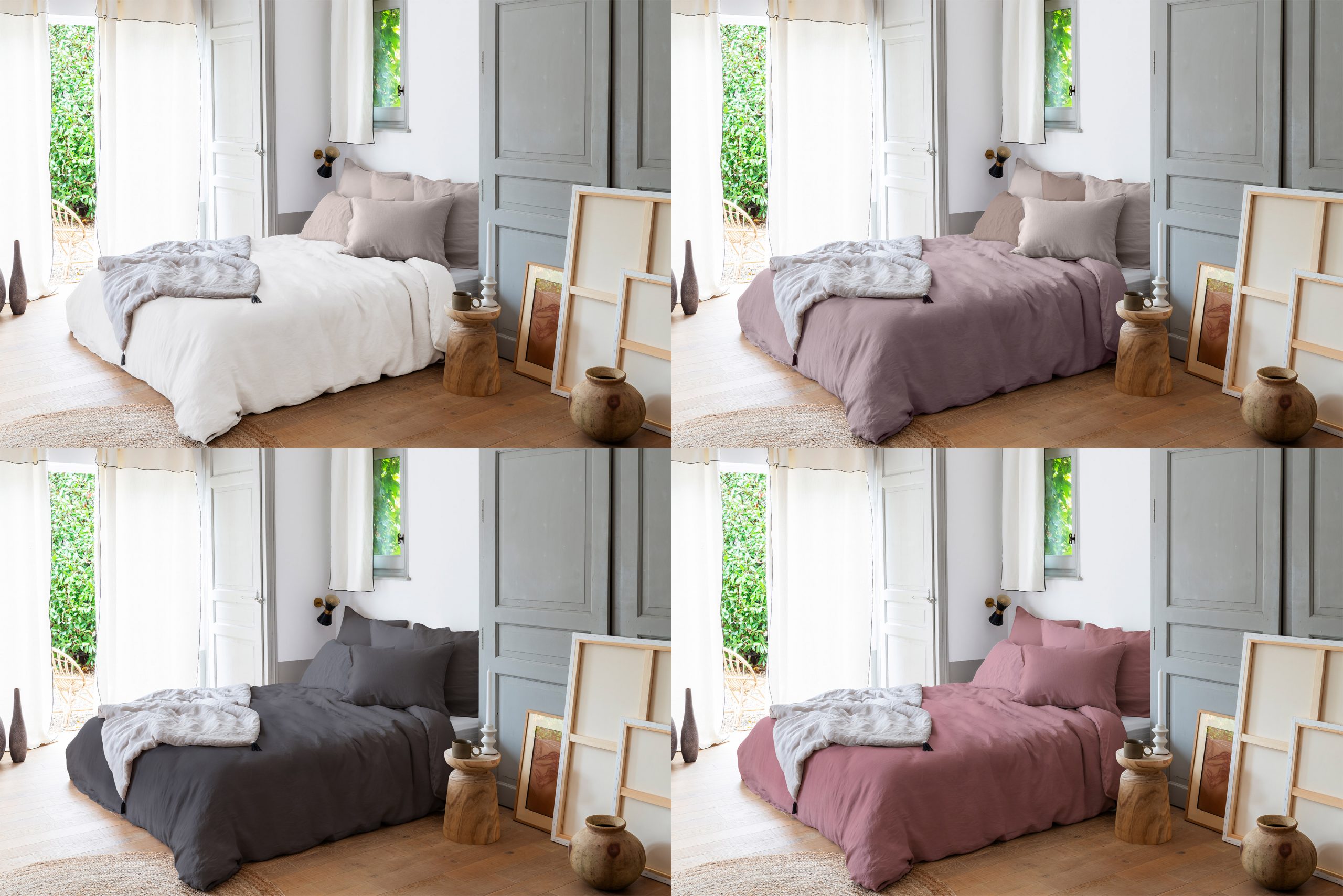 Comparaison couleur avant/après retouche