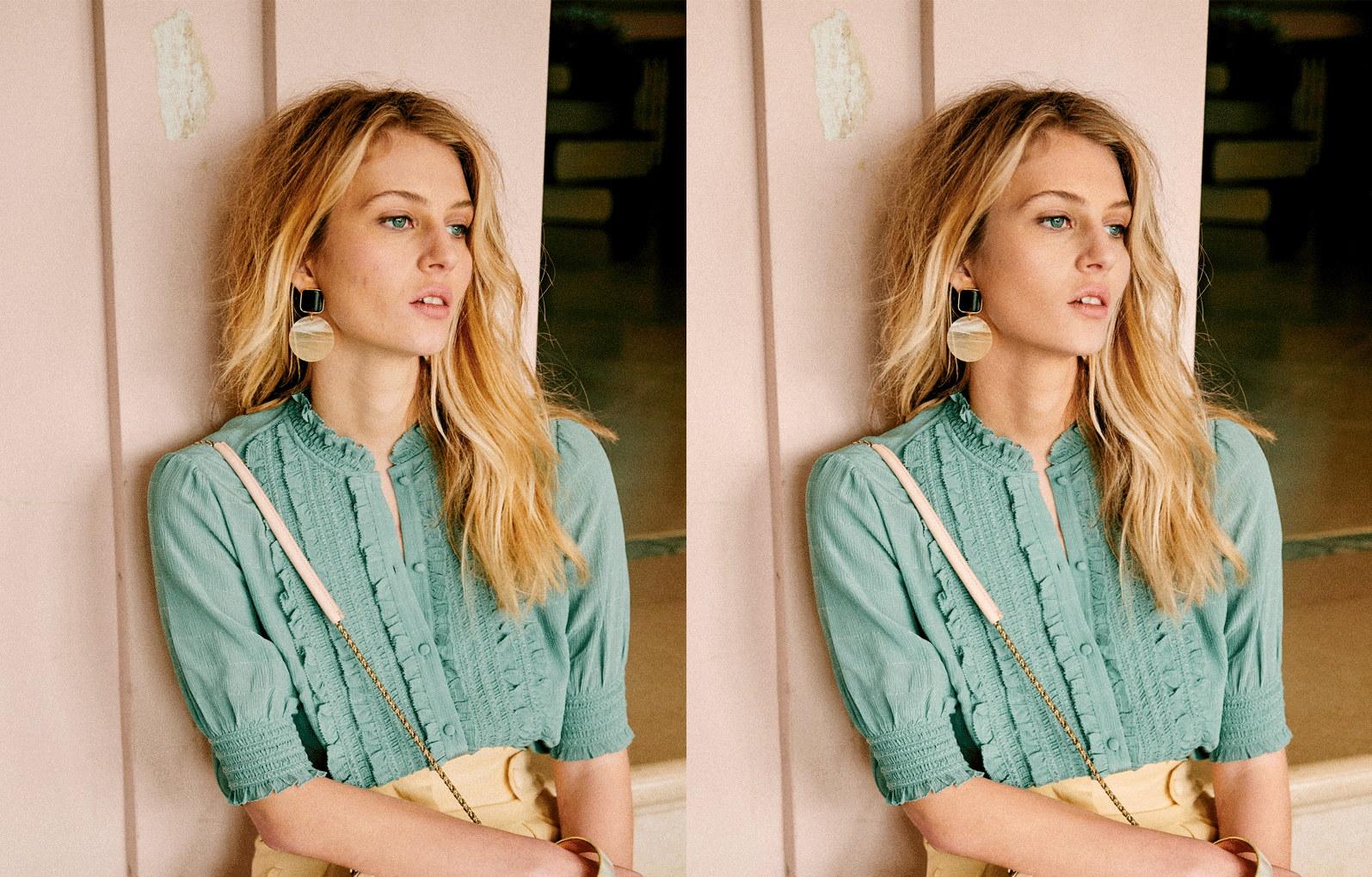 Exemple de retouche beauté pour l'e-commerce