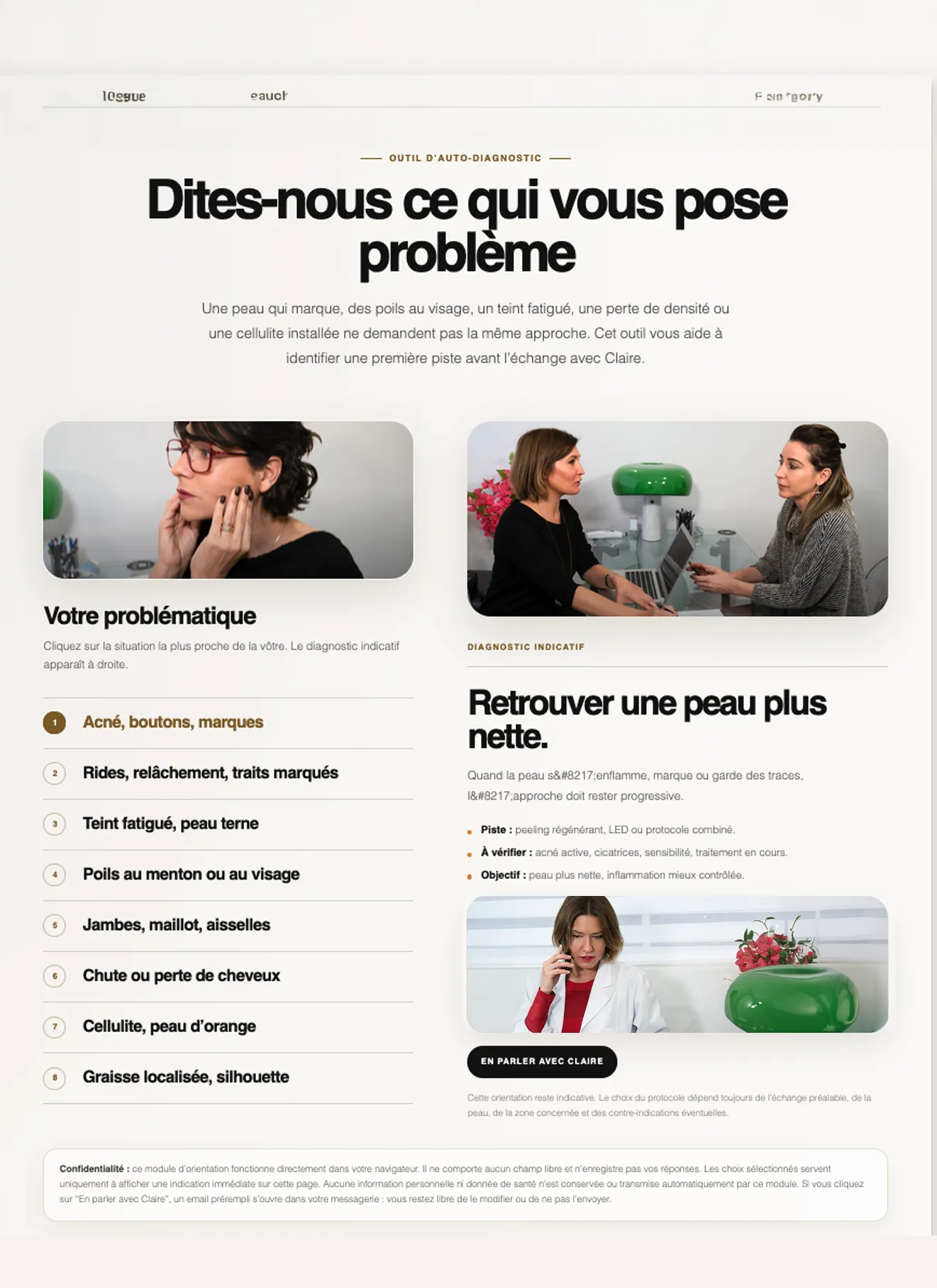 Projet de webdesign et création de site par Kallistos Studio