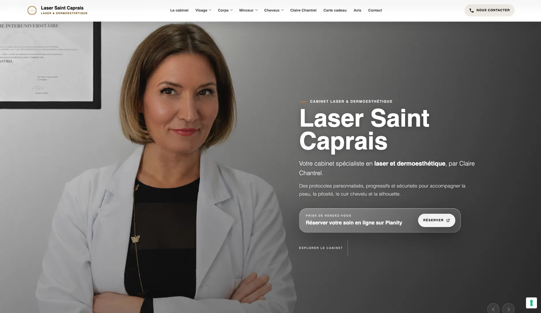 Refonte du site Laser 31 par Kallistos Studio