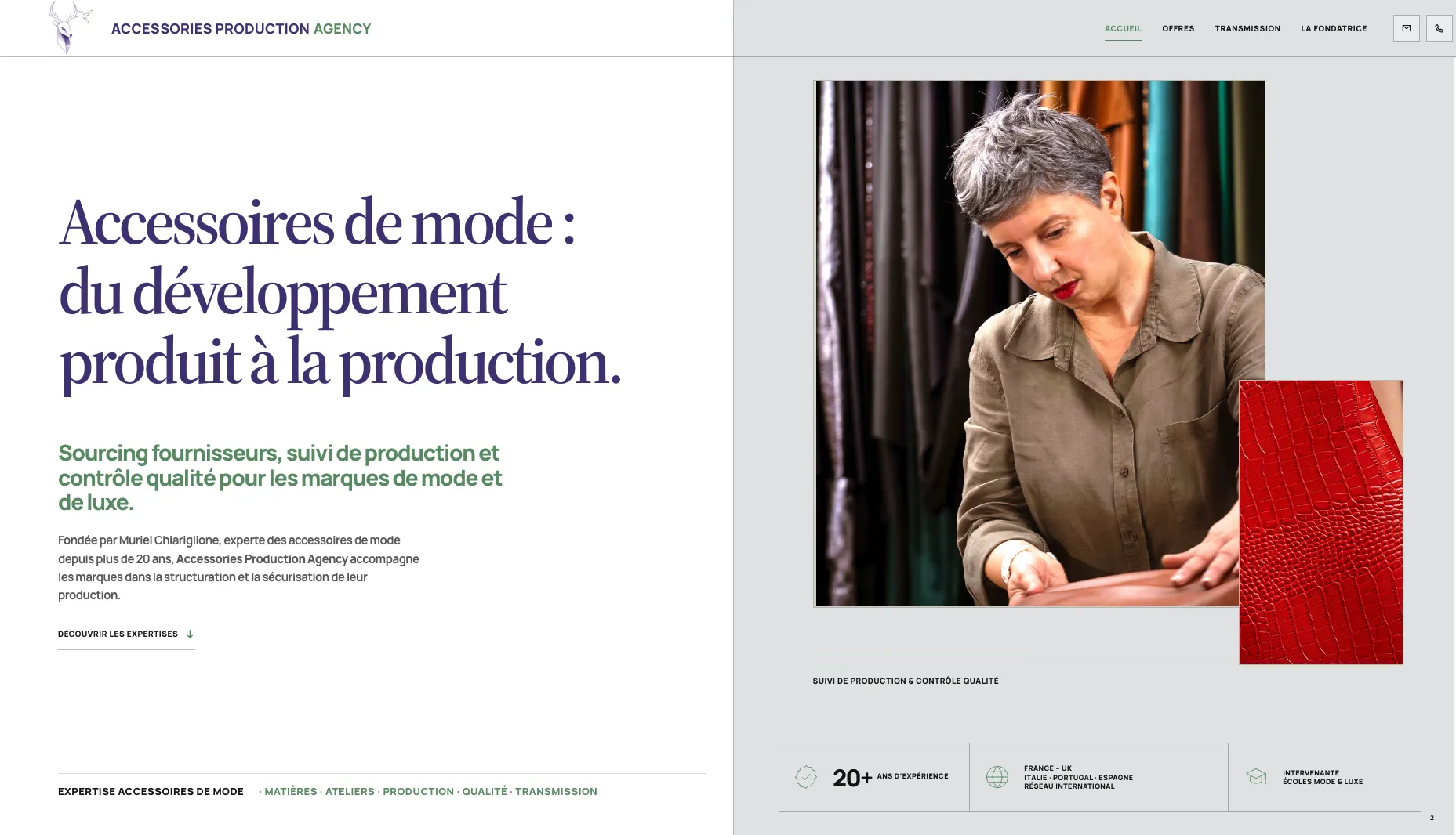 Création et refonte du site web APA Paris par Kallistos Studio